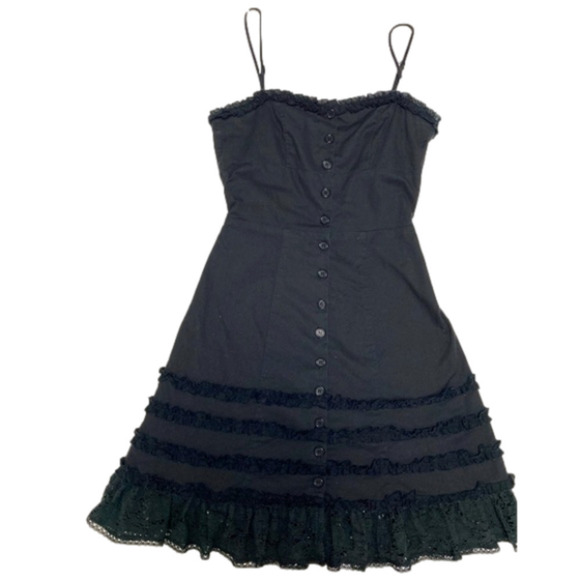 Betsey JOHNSON BLACK SUNDRESS - Size 4 - Picture 1 of 5